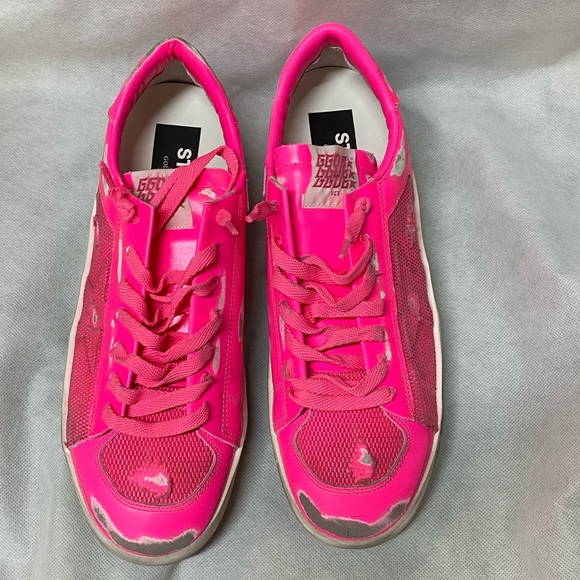 NIB Golden Goose Stardan Hot Pink Sneaker, 40 - Picture 9 of 15